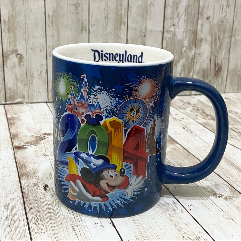 2014 Walt Disney Disney Parks Disneyland 3D Fantasia Mickey Mouse Large Mug - Picture 2 of 12